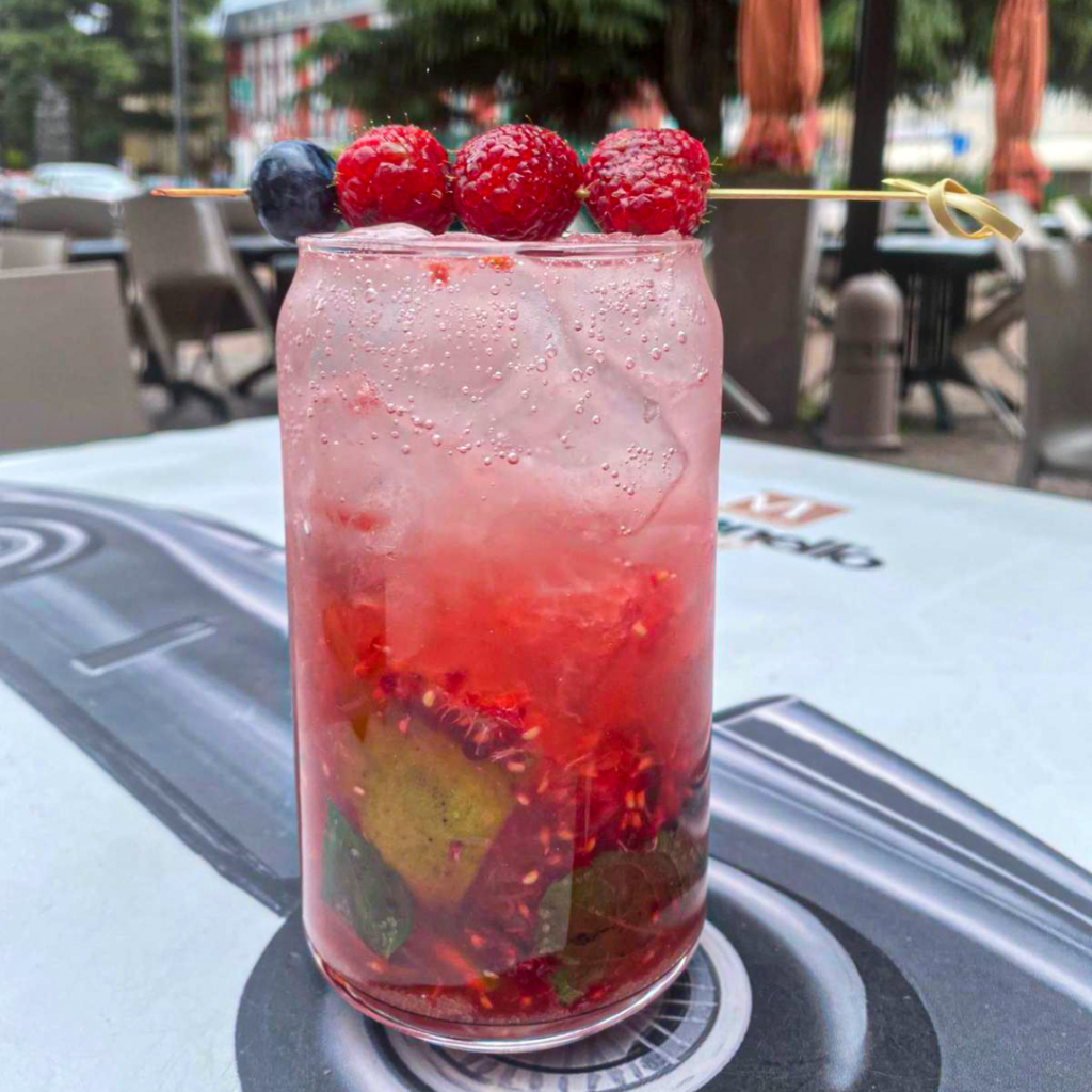 Mojito al lampone del Maranello Cafè